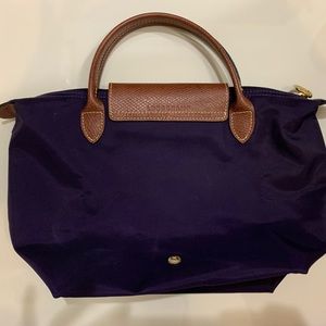 Lonchamp Le Pliage Mini Nylon Tote Purple